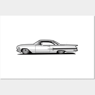 1960 Impala BW Posters and Art